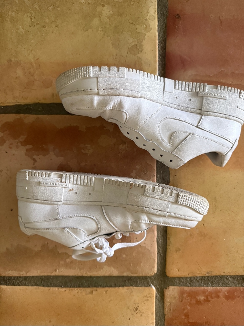 White Nike Air Force Ones